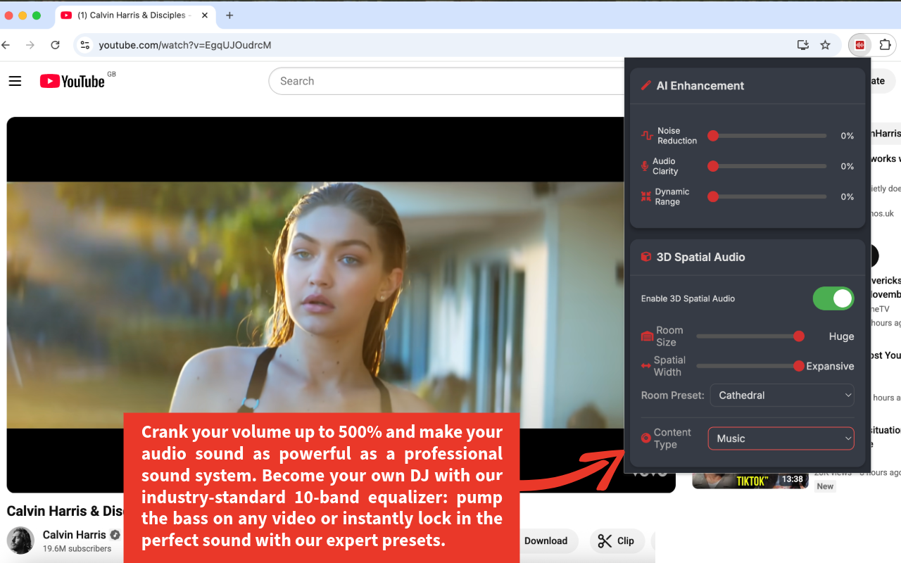 Audio Enhancer Pro Interface